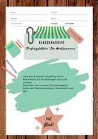 Vorschau - Klassenarbeiten - Klassenarbeit "Der Markisenmann" mit Erwartungshorizont - Seite 1