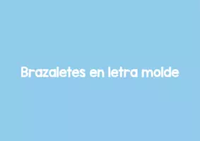 Vista previa - Hojas de trabajo - Brazaletes letras - página 3