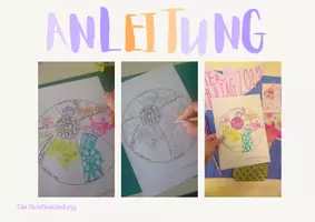 Vorschau - Mal- und Bastelvorlagen - 🏖️🏐 Meine Sommerferien - im Beachball-Design - Seite 3