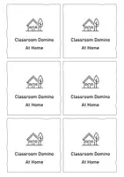Vorschau - Spiele - Classroom Domino At Home: Vocabulary (English) - Seite 1