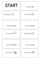 Vorschau - Spiele - Classroom Domino Food: Vocabulary (English) - Seite 2
