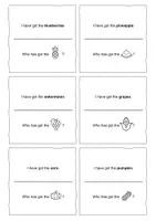 Vorschau - Spiele - Classroom Domino Food: Vocabulary (English) - Seite 3