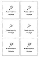 Vorschau - Spiele - Klassendomino Biologie (Deutsch) - Seite 1