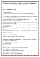 anteprima - Esercizi - Il boom economico in Italia: Un viaggio nel passato - Scheda di lavoro - Pagina 1