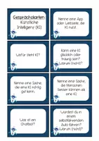 Vorschau - Arbeitsblätter - Gesprächskarten KI Künstliche Intelligenz Deutsch Sek I - Seite 3