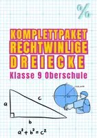 Vorschau - Unterrichtsreihen - Paket Rechtwinklige Dreiecke Klasse 9 Oberschule - Deckblatt