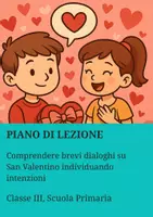 anteprima - Piani di lezione - Comprendere brevi dialoghi su San Valentino individuando intenzioni - Pagina di copertina
