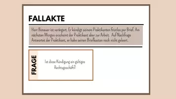 Vorschau - Stundenentwürfe - Arten, Zustandekommen und Formvorschriften von Rechtsgeschäften - Seite 1