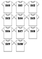Vista previa - Hojas de trabajo - Tablas de multiplicar - página 2
