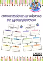 Vista previa - Hojas de trabajo - Características básicas de las Etapas de la historia - página 1