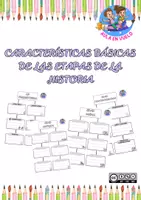 Vista previa - Hojas de trabajo - Características básicas de las Etapas de la historia - Portada