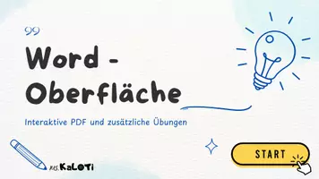 Vorschau - Arbeitsblätter - Word, Benutzeroberfläche, Schriftart, Absatz, Übungen - Seite 2