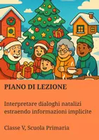 anteprima - Piani di lezione - Interpretare dialoghi natalizi estraendo informazioni implicite - Pagina di copertina