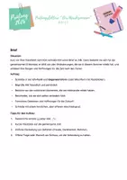 Vorschau - Arbeitsblätter - Kreative Schreibaufgabe Brief "Der Markisenmann" - Seite 1
