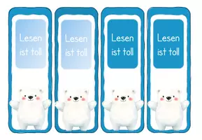 Vorschau - Anderer Materialtyp - Eisbärenklasse: Willkommen Lesezeichen Lesen Motivation - Seite 3