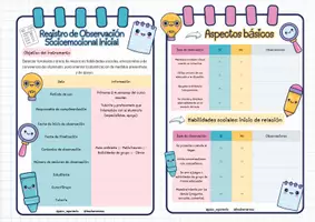 Vista previa - Refuerzo / NEE / Materiales de apoyo - PACK OBSERVACIÓN Y HERRAMIENTAS INICIO DE CURSO - página 1