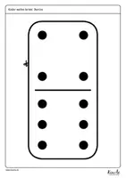 Vorschau - Präsentationen/Tafelbilder - Klassisches Domino – Tafelmaterial (alle 28 Dominosteine) - Seite 3