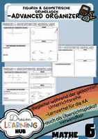 Vorschau - Poster - FIGUREN UND GEOMETRISCHE GRUNDLAGEN - Advanced Organizer & Merkplakat (Klasse 6) - Deckblatt