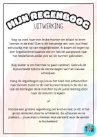 Voorbeeld - Terug naar school mijn regenboog - Pagina 1