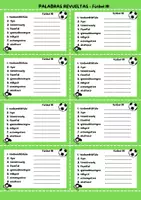 Vista previa - Hojas de trabajo - Palabras revueltas - fútbol - página 2
