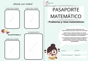 Vista previa - Unidades / Secuencias / Situaciones de Aprendizaje - PASAPORTE MATEMÁTICO - página 1