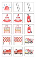 Vorschau - Spiele - Bildpaare finden - Thema Feuerwehr - Seite 2