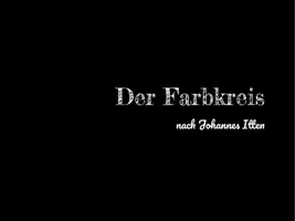 Vorschau - Arbeitsblätter - Farbenlehre: Unterrichtseinheit zum Farbkreis - Seite 1