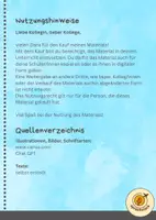 Vorschau - Bildkarten - Klassendienste - 15 verschiedene Dienste in 3 verschiedenen Farbvarianten - Seite 1