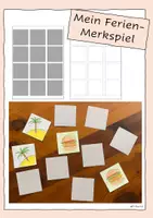 Vorschau - Arbeitsblätter - Materialpaket - meine Ferien - Sommerferien Reflexionen zum Schulstart - Seite 1
