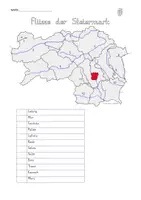 Vorschau - Arbeitsblätter - Arbeitsblatt: Flüsse der Steiermark - Seite 2