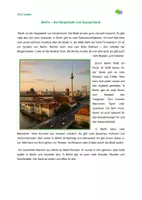 Vorschau - Lehrpläne/Lehrermaterial - Lesetexte Niveau A1: Stadt (18 PDF Texte) - Seite 1