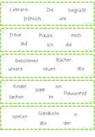 Vorschau - Stationenlernen - Purzelsätze - Zurück in der Schule nach den Ferien - Seite 3
