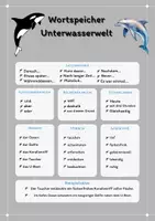 Vorschau - Spiele - Würfelgeschichte Unterwasserwelt + Vorlage - Seite 2