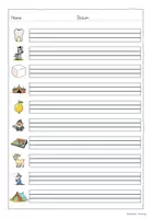 Vorschau - Arbeitsblätter - Schleichdiktat zum Buchstaben Z/z (Kl. 1/2) - Seite 2