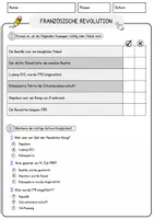 Vorschau - Arbeitsblätter - Französische Revolution Arbeitsblätter mit Fragen + Lösungen AB - Seite 2