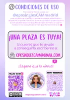 Vista previa - Decoración del aula - Writing poster VISUAL @oposinglescammadrid - página 3