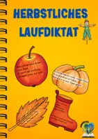 Vorschau - Arbeitsblätter - 🍁 Herbstliches Laufdiktat & Schleichdiktat – Klasse 2 - Deckblatt