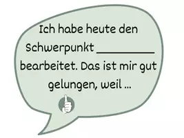 Vorschau - Anderer Materialtyp - Feedback Sprechblasen - Lerntheke - Reflexion im Unterricht - Seite 1
