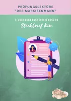 Vorschau - Arbeitsblätter - Prüfungslektüre 2026 RSA "Steckbrief Kim" - Deckblatt