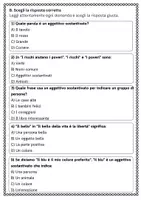 anteprima - Schede informative - Classificare gruppi di persone o cose utilizzando aggettivi sostantivati - SL - Pagina 2
