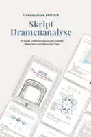 Vorschau - Merkblätter - Dramenanalyse - Skript für Abiturvorbereitung - Deckblatt