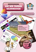 Vorschau - Stundenentwürfe - Farbwahrnehmung – Wie wir Farben sehen (Infopräsentation) - Deckblatt