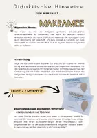 Vorschau - Unterrichtsreihen - Makramee - Merkheft & Phasenbilder - Seite 1