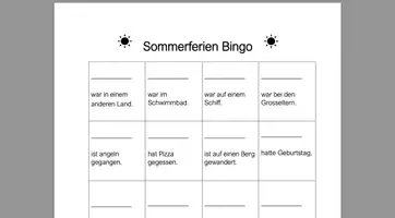 Vorschau - Spiele - Ferienbingo Sommer - Deckblatt