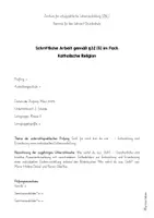 Vorschau - Stundenentwürfe - UPP Entwurf Religion: Gottesvorstellungen - Seite 2