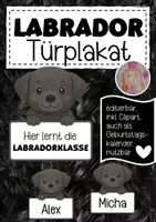 Vorschau - Anderer Materialtyp - Labradorklasse Türplakat / Geburtstagskalender - Deckblatt