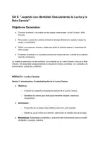 Vista previa - Unidades / Secuencias / Situaciones de Aprendizaje - SA: Lucha Canaria y bola canaria - Portada