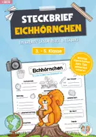 Vorschau - Arbeitsblätter - Steckbrief Eichhörnchen - Deckblatt