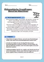 Vorschau - Arbeitsblätter - Bewusstsein, Entscheidungsfreiheit & Moral – Philosophische Grundfragen zu KI - Seite 2