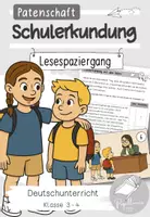 Vorschau - Arbeitsblätter - Lesespaziergang "Schulerkundung mit den Paten" - Deckblatt